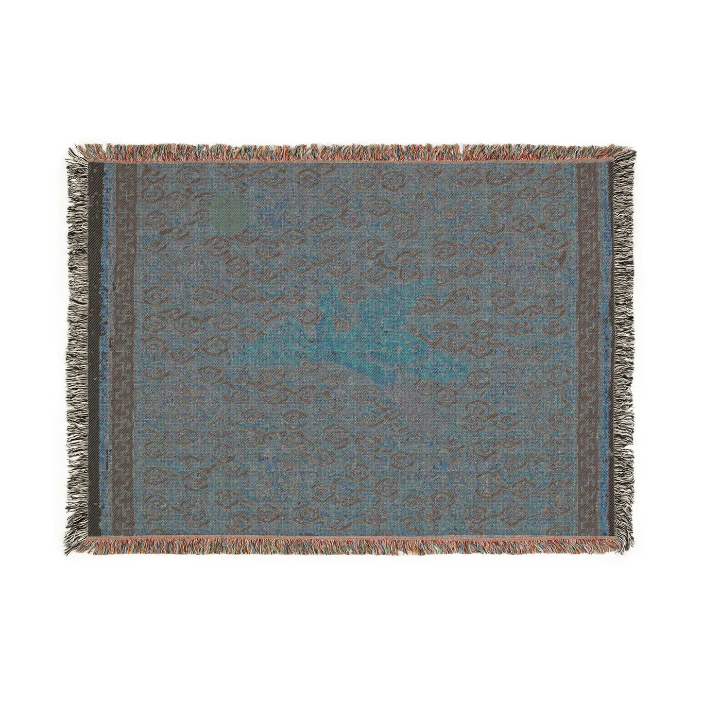 133_rank-badge-buzi | Woven Tapestry Blanket