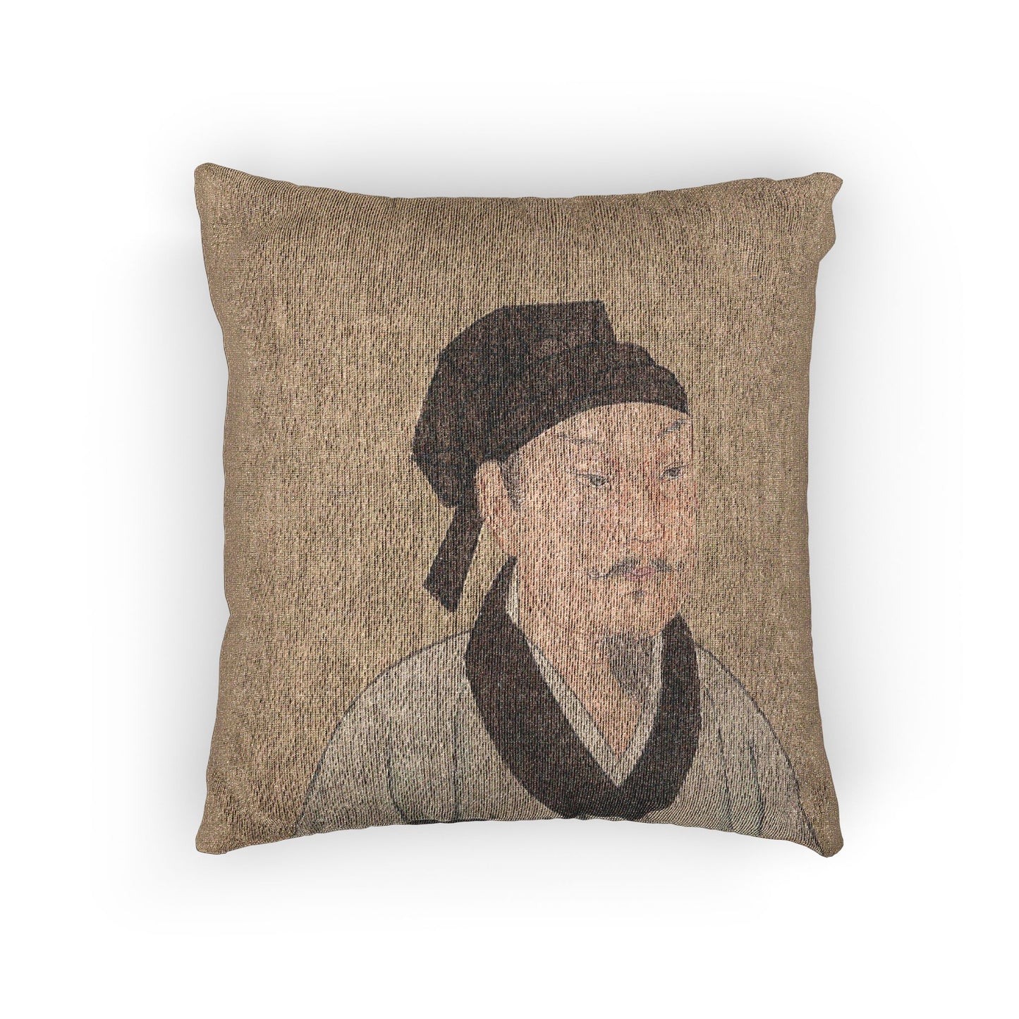 062_portrait-of-a-gentleman-album-leaf | Woven Pillow