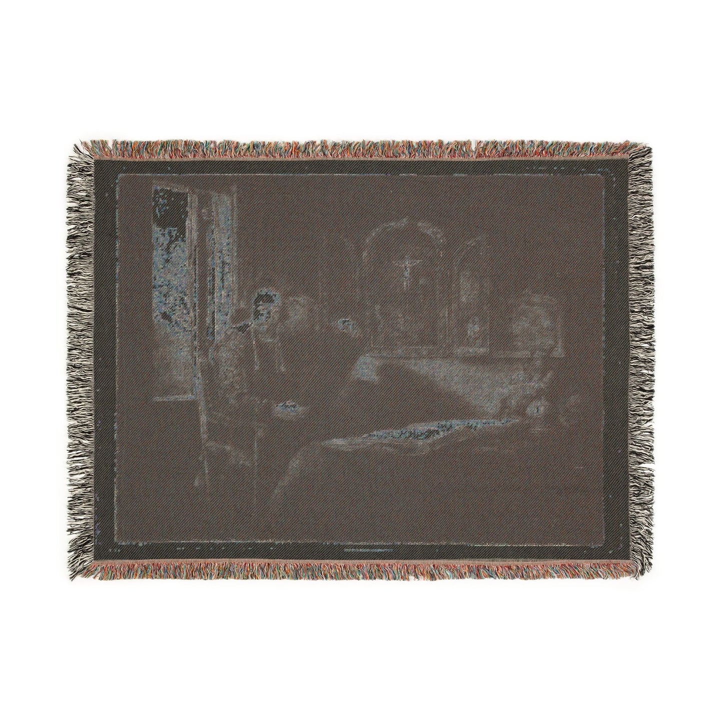 Rembrandt van Rijn - Abraham Francen, Apothecary | Woven Tapestry Blanket