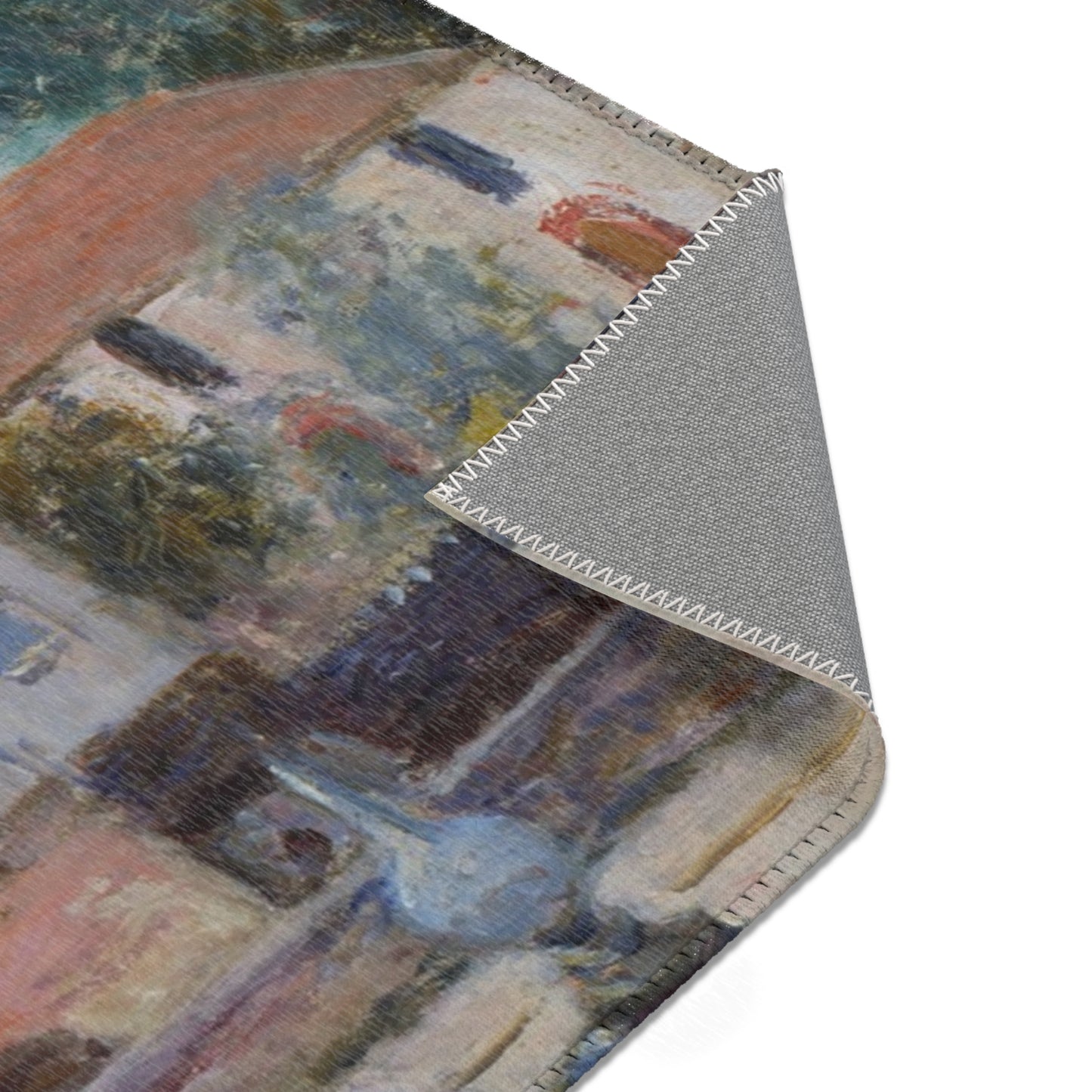 Alfred Sisley - Street in Moret | Area Rug