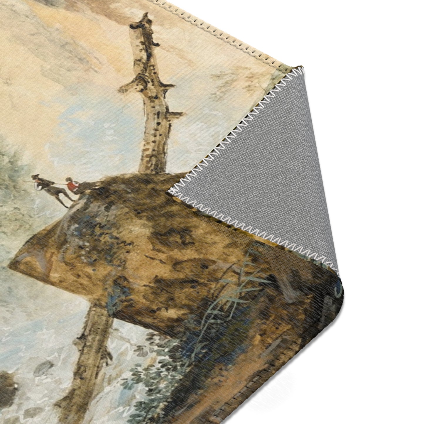 Louis Gabriel Moreau - Waterfall | Area Rug