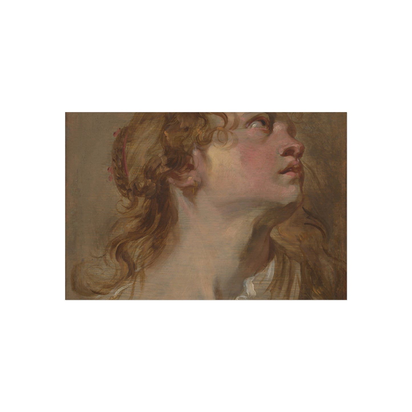Anthony van Dyck - Head of a Girl | Fine Art Poster