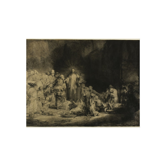 The Hundred Guilder Print — Rembrandt van Rijn Fine Art Poster