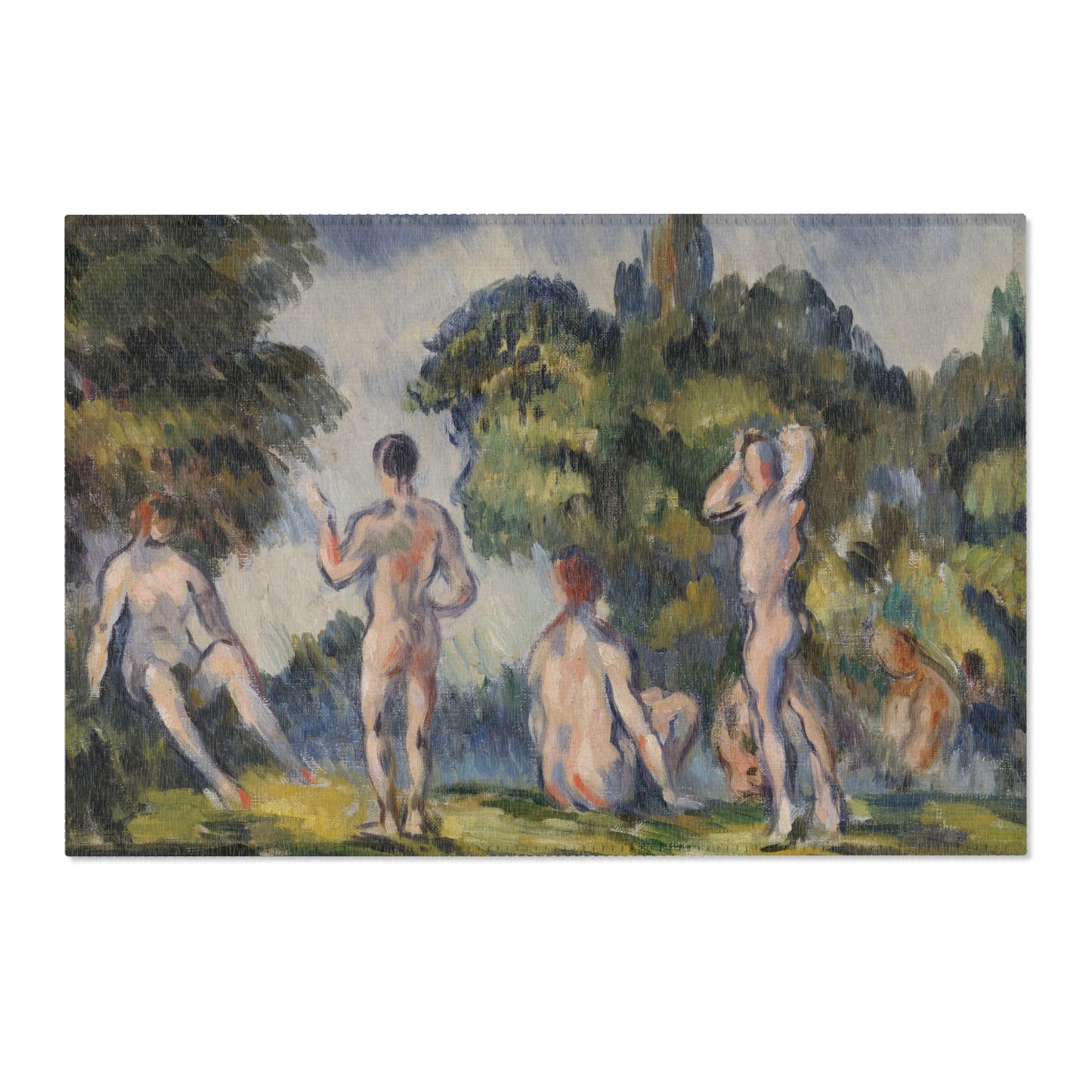 Paul Cezanne - Bathers | Area Rug