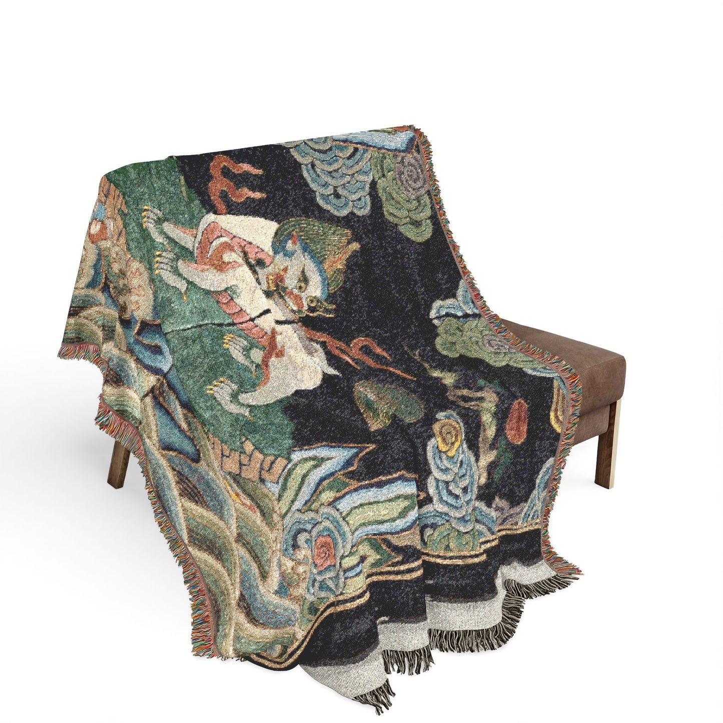 130_rank-badge-buzi | Woven Tapestry Blanket