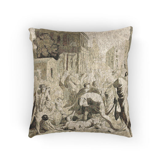 Plague of Ashdod — Poussin Pillow