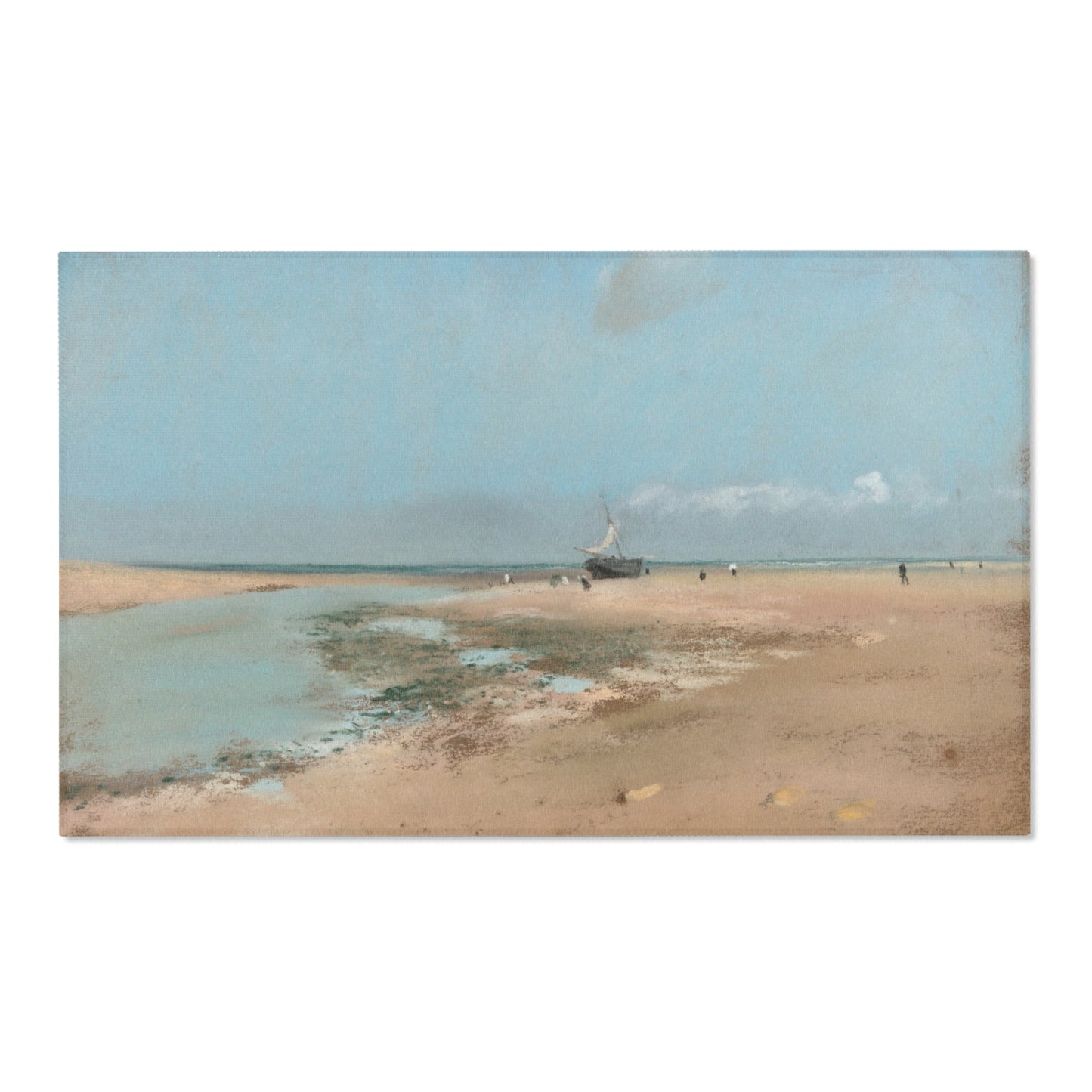 Hilaire Germain Edgar Degas - Beach at Low Tide (Mouth of the River) | Area Rug