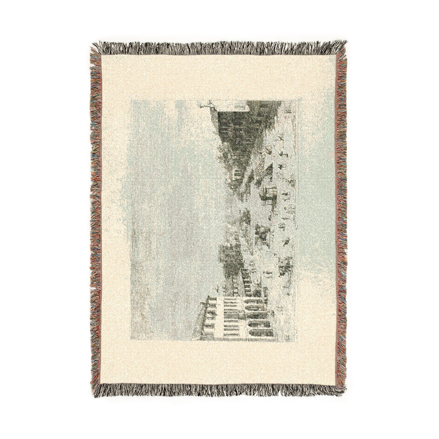 Canaletto - Mestre, from Vedute | Woven Tapestry Blanket