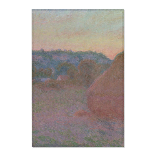Stacks of Wheat (End of Day, Autumn) — Monet Area Rug