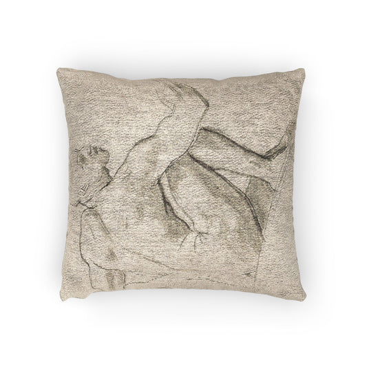 Seated Male Nude — Sargent Pillow