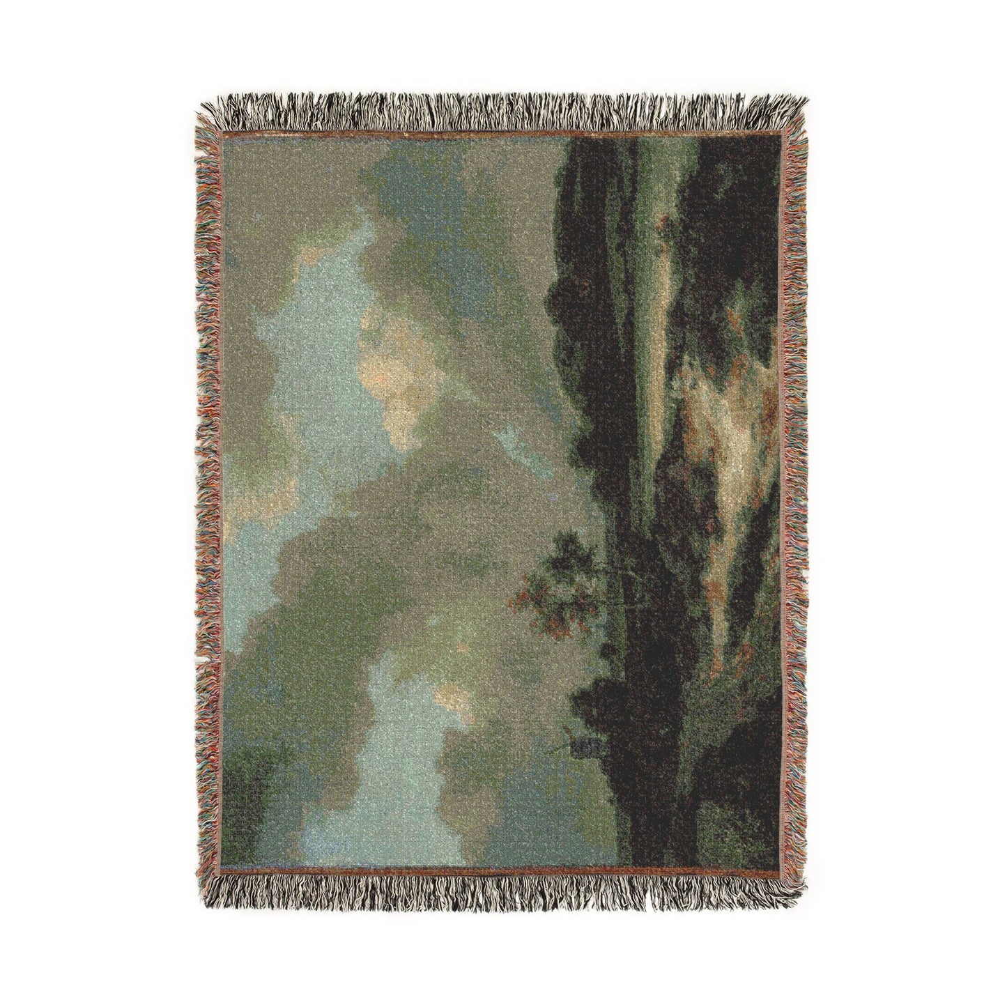 Jacob van Ruisdael - Grainfields | Woven Tapestry Blanket