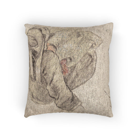 Seated Breton Woman — Gauguin Pillow