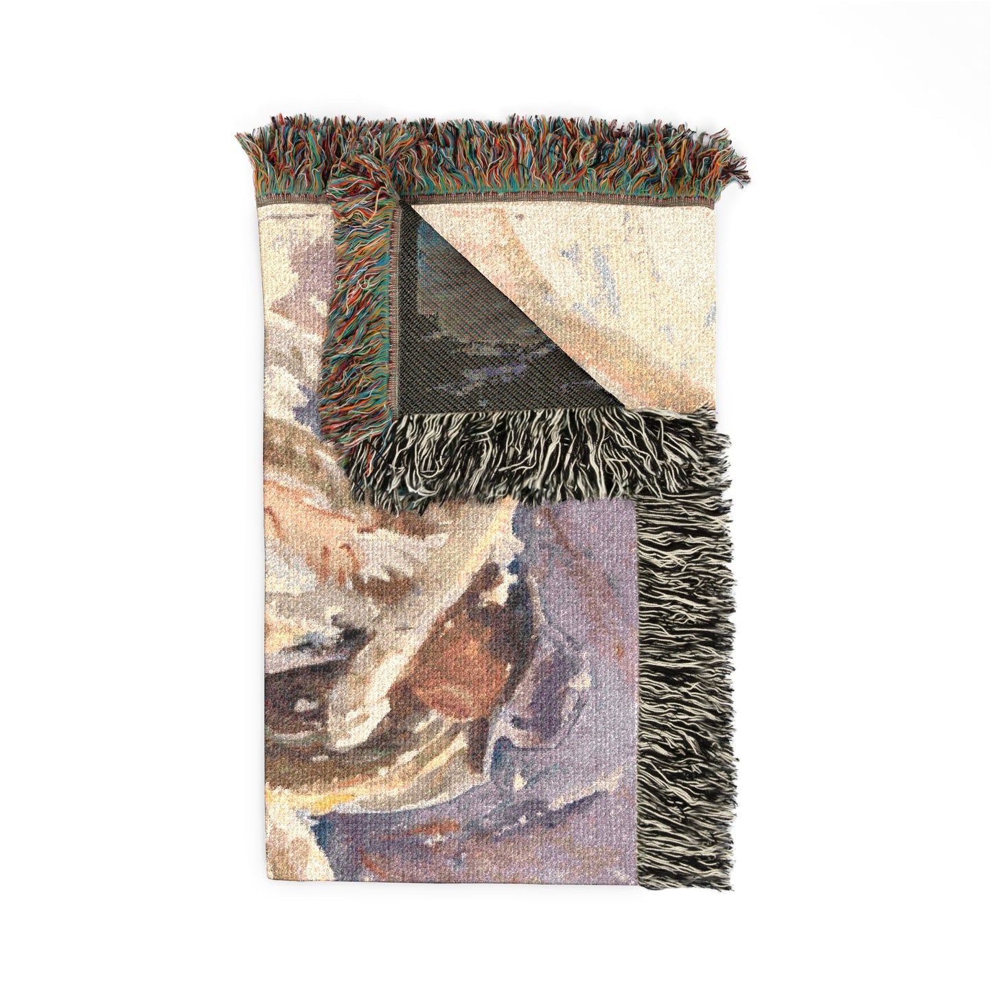 John Singer Sargent - Workmen at Carrara | Woven Tapestry Blanket