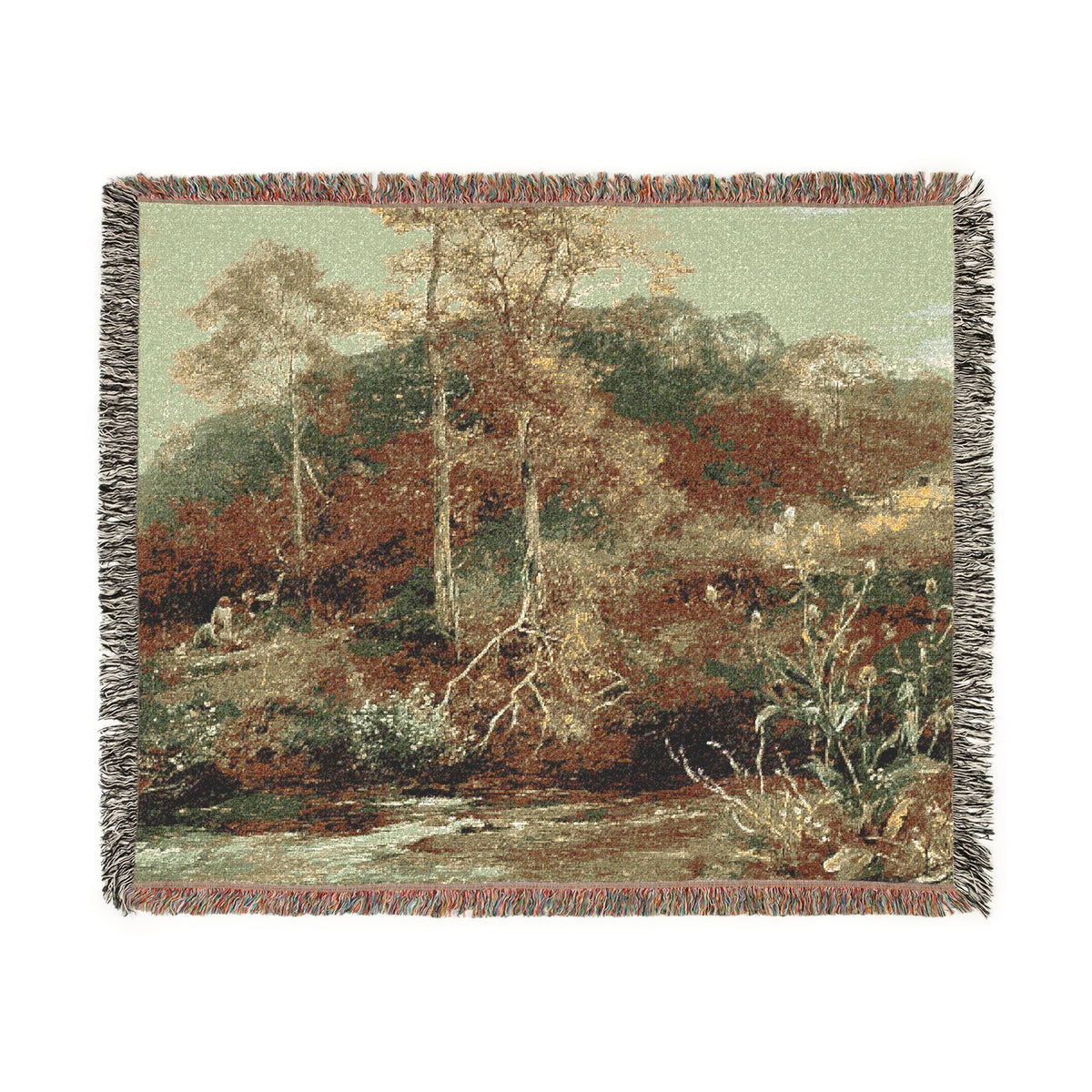 Autumn River Scene, The Brook — Bates Tapestry Blanket