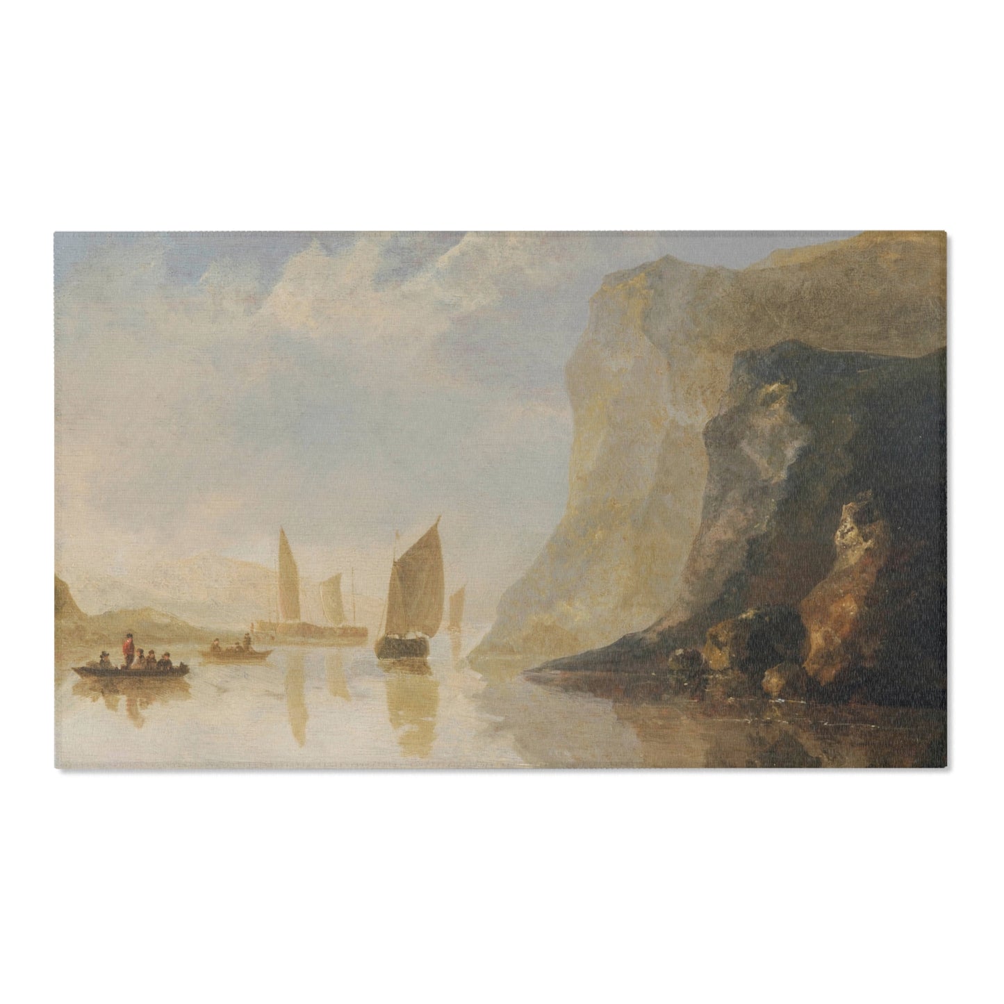 Aelbert Cuyp - View on the Rhine 61 cuyp 6608 | Area Rug