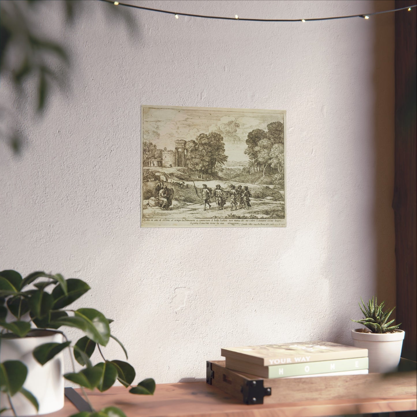 Claude Lorrain - Time, Apollo and the Seasons | Fine Art Poster