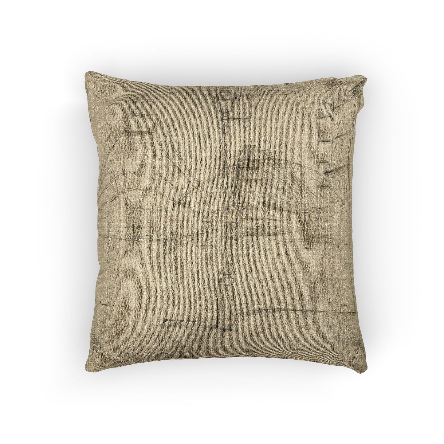 Gustave Caillebotte - Study for Paris Street; Rainy Day | Woven Pillow