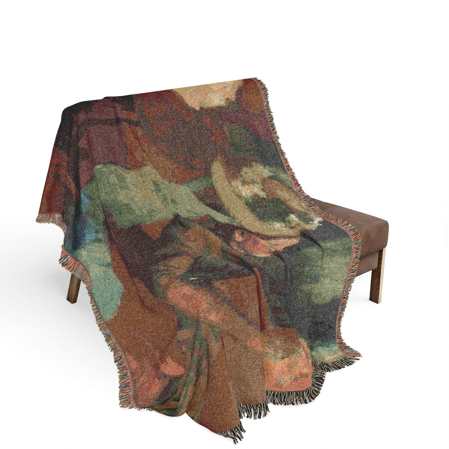 Hilaire Germain Edgar Degas - The Millinery Shop | Woven Tapestry Blanket