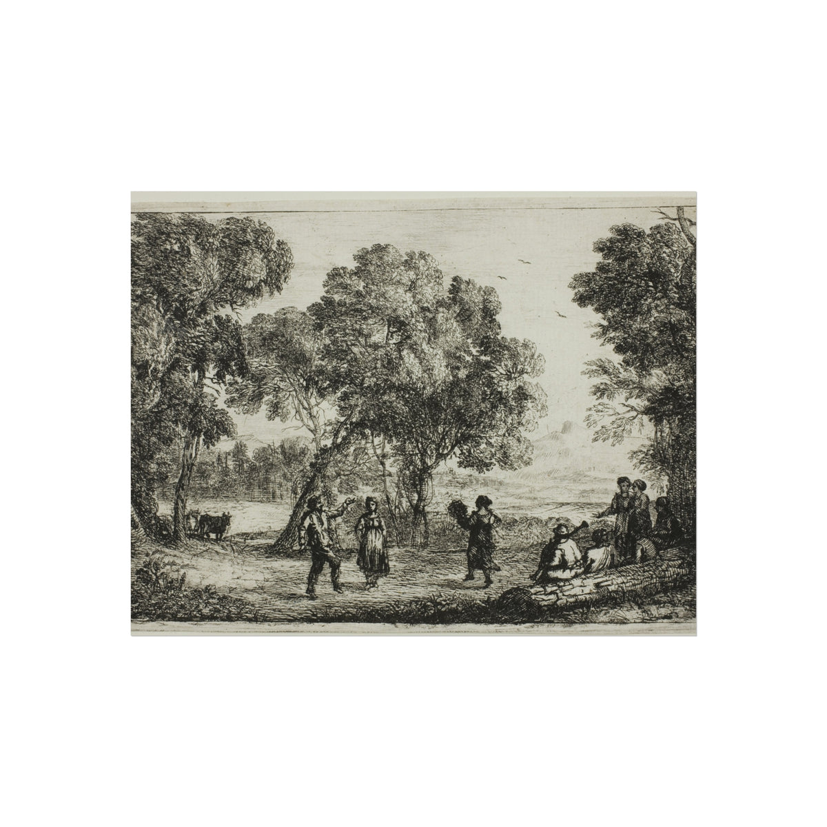 The Country Dance — Claude Lorrain Fine Art Poster
