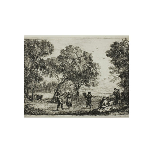 The Country Dance — Claude Lorrain Fine Art Poster