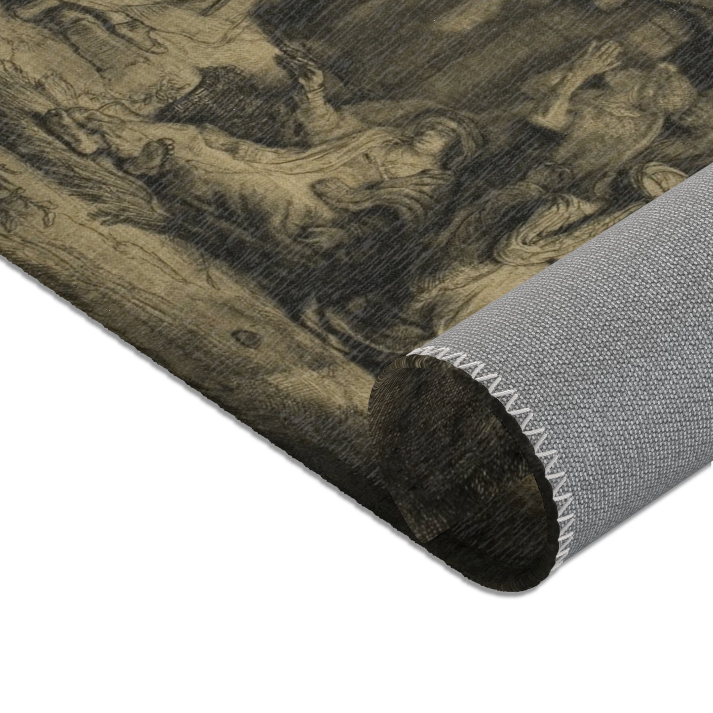 Rembrandt van Rijn - The Hundred Guilder Print | Area Rug