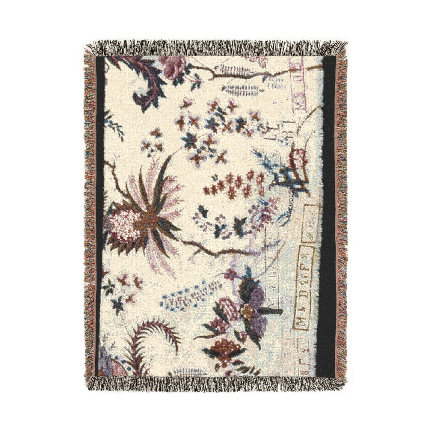 006_chef-de-piece-furnishing-fabric | Woven Tapestry Blanket