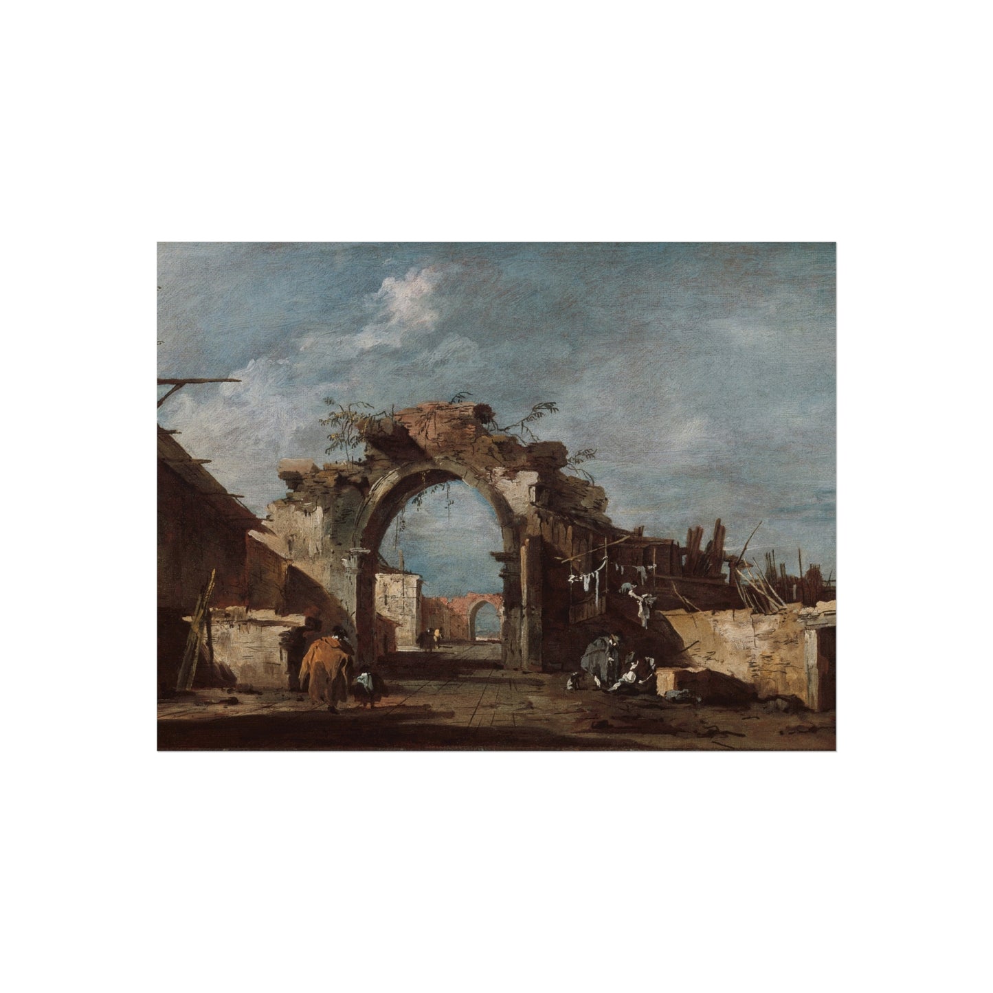 Francesco Guardi - Ruined Archway | Fine Art Poster