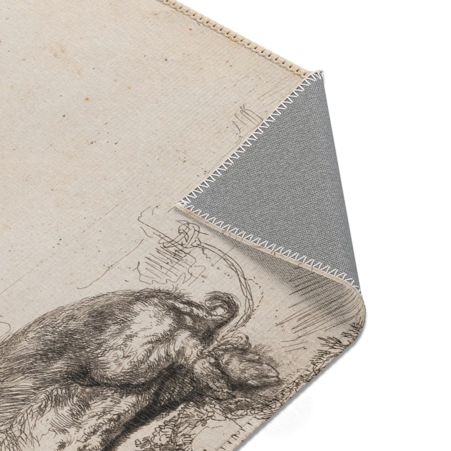 Rembrandt van Rijn - The Hog | Area Rug