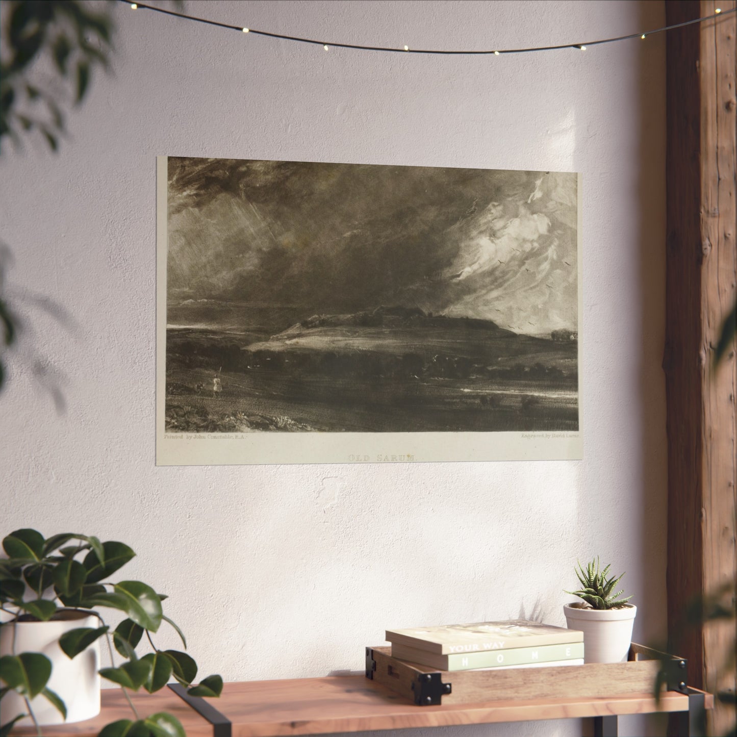 David Lucas - Old Sarum | Fine Art Poster