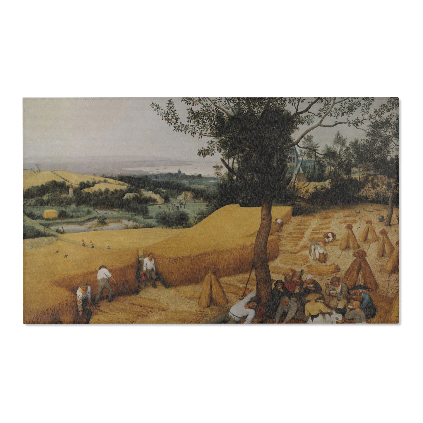 Pieter Bruegel the Elder- The Harvesters - Google Art Project | Area Rug