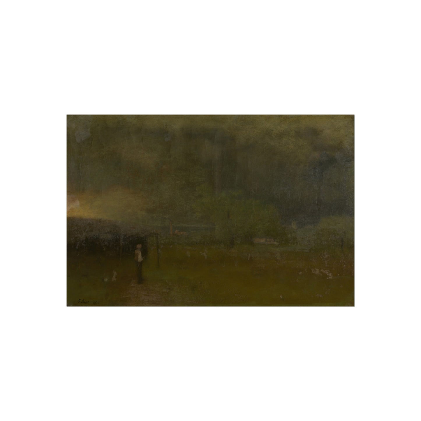 George Inness - Threatening | Fine Art Poster