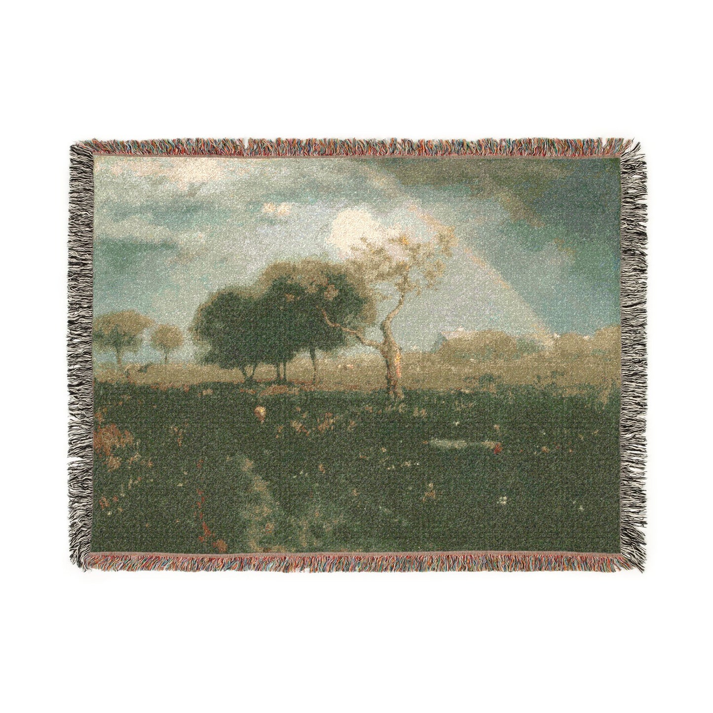 George Inness - After a Summer Shower | Woven Tapestry Blanket