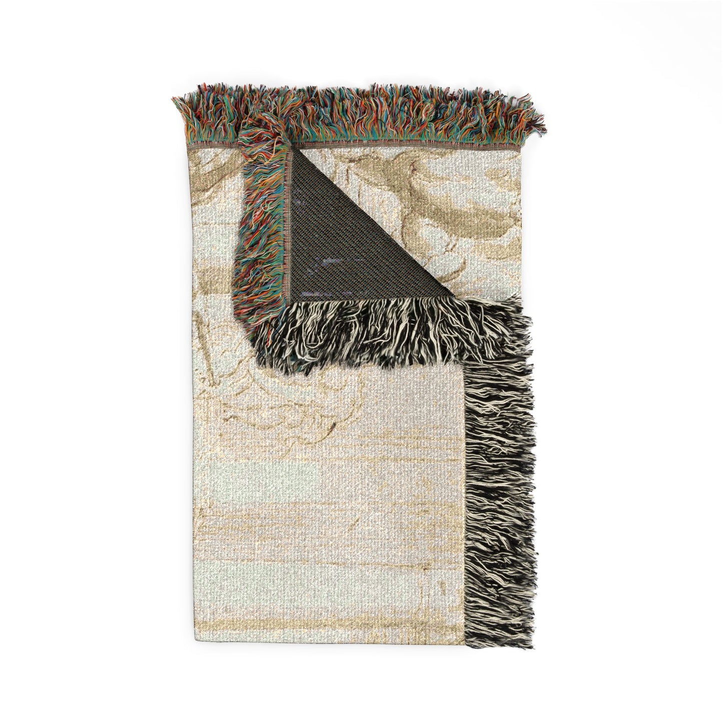 School of Nicolas Poussin - Massacre of the Innocents (recto); Figure Sketches (verso) | Woven Tapestry Blanket