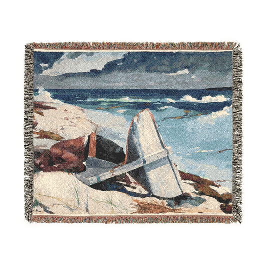 After the Hurricane, Bahamas — Homer Tapestry Blanket