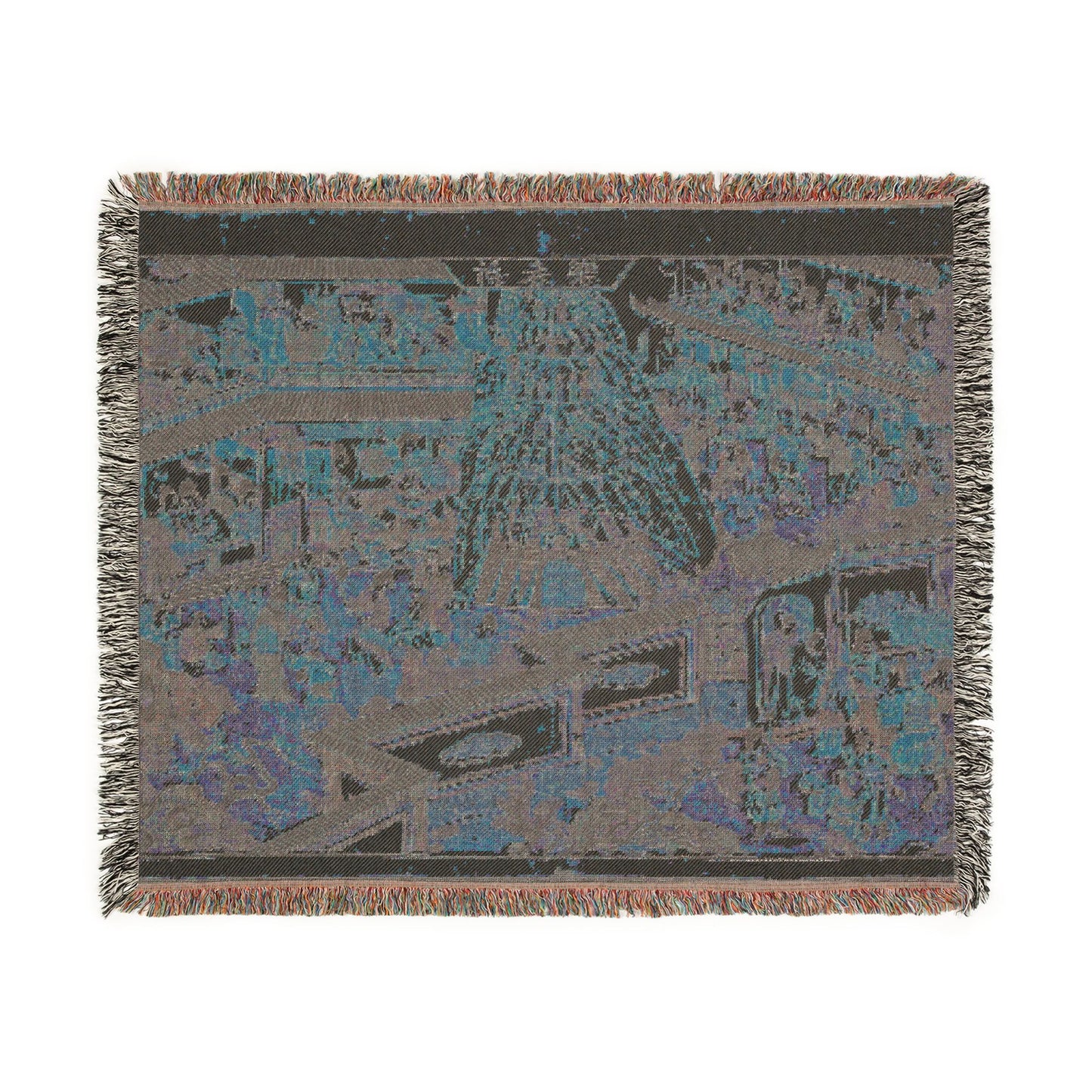 Happy New Year Woven Throw Blanket