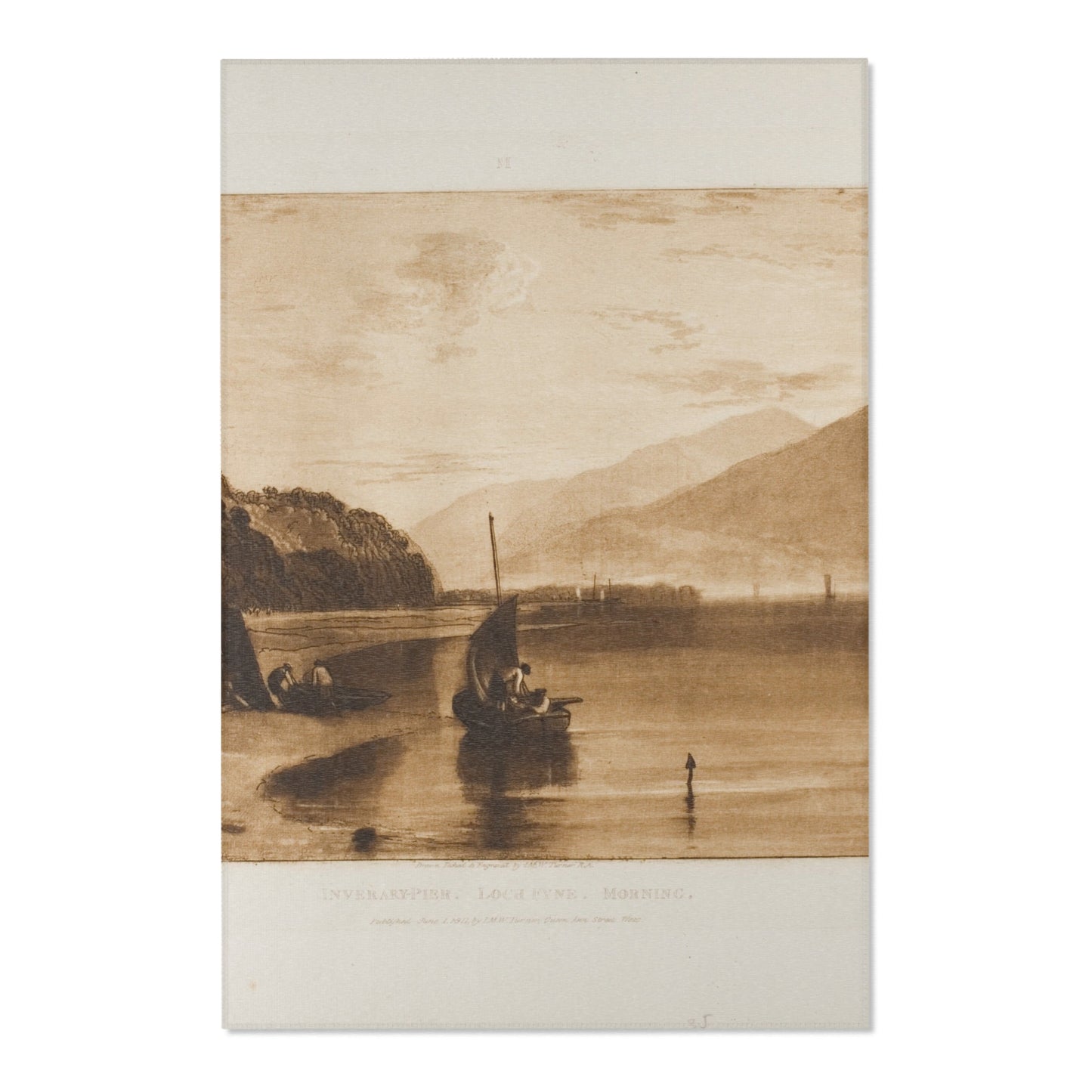 Joseph Mallord William Turner - Inverary Pier Loch Fyne, Morning | Area Rug