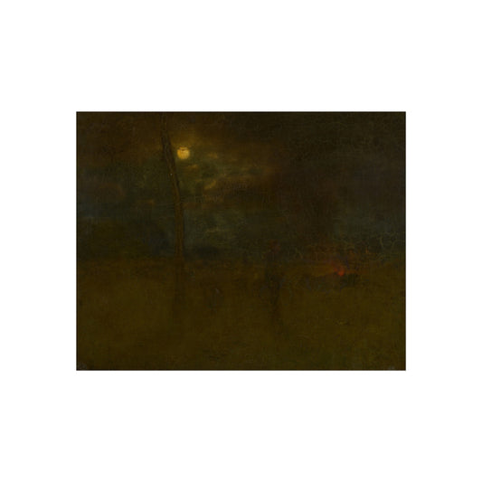 The Moon at Night — George Inness Fine Art Poster