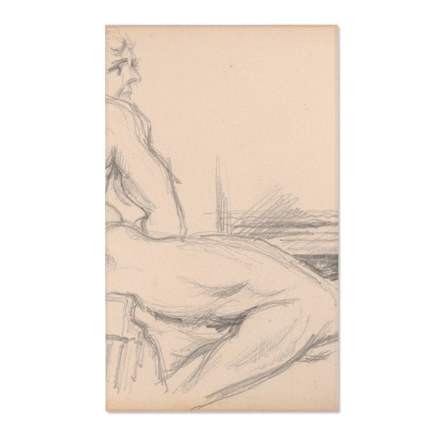 Paul Cezanne - Hercules Resting | Area Rug