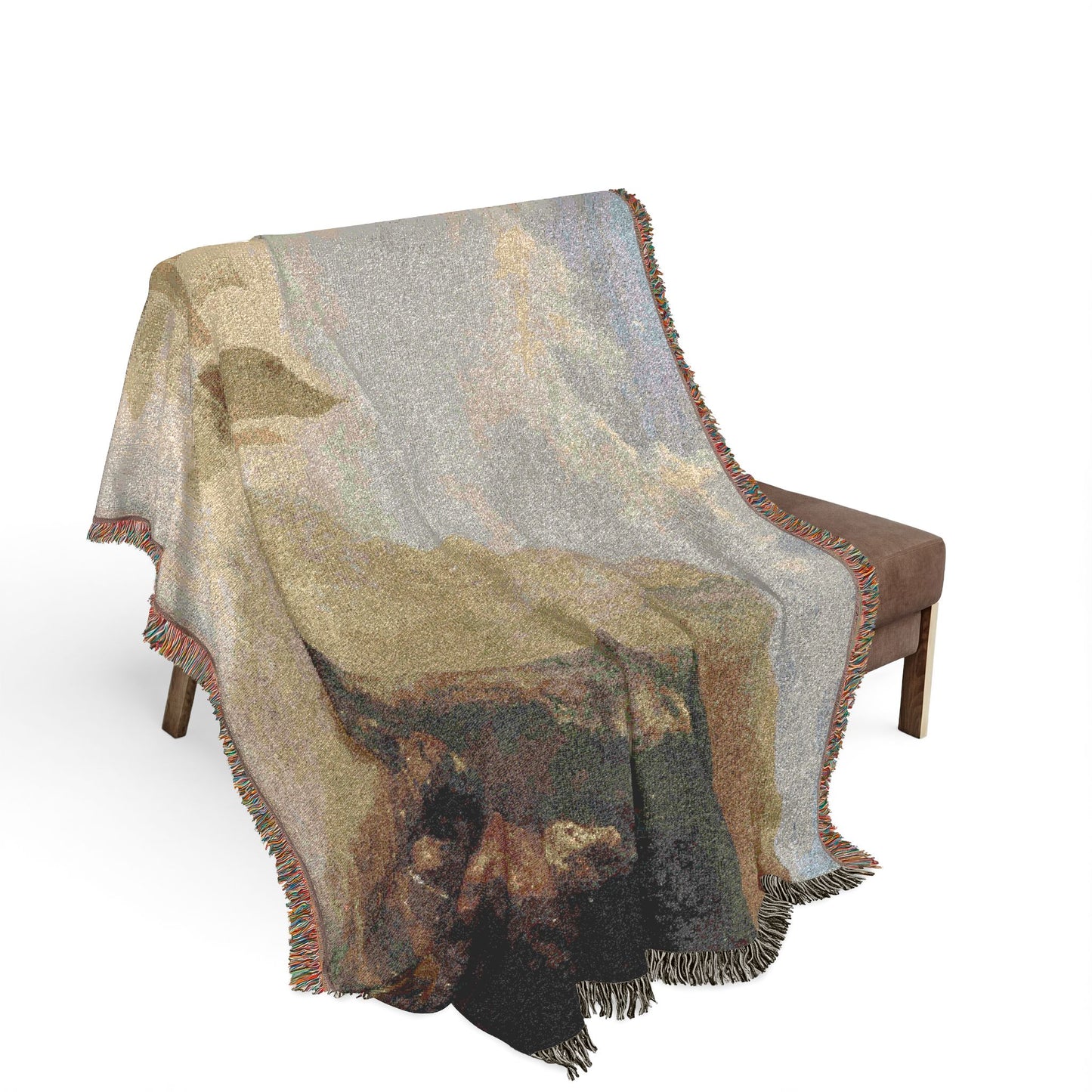 Aelbert Cuyp - View on the Rhine 61 cuyp 6608 | Woven Tapestry Blanket