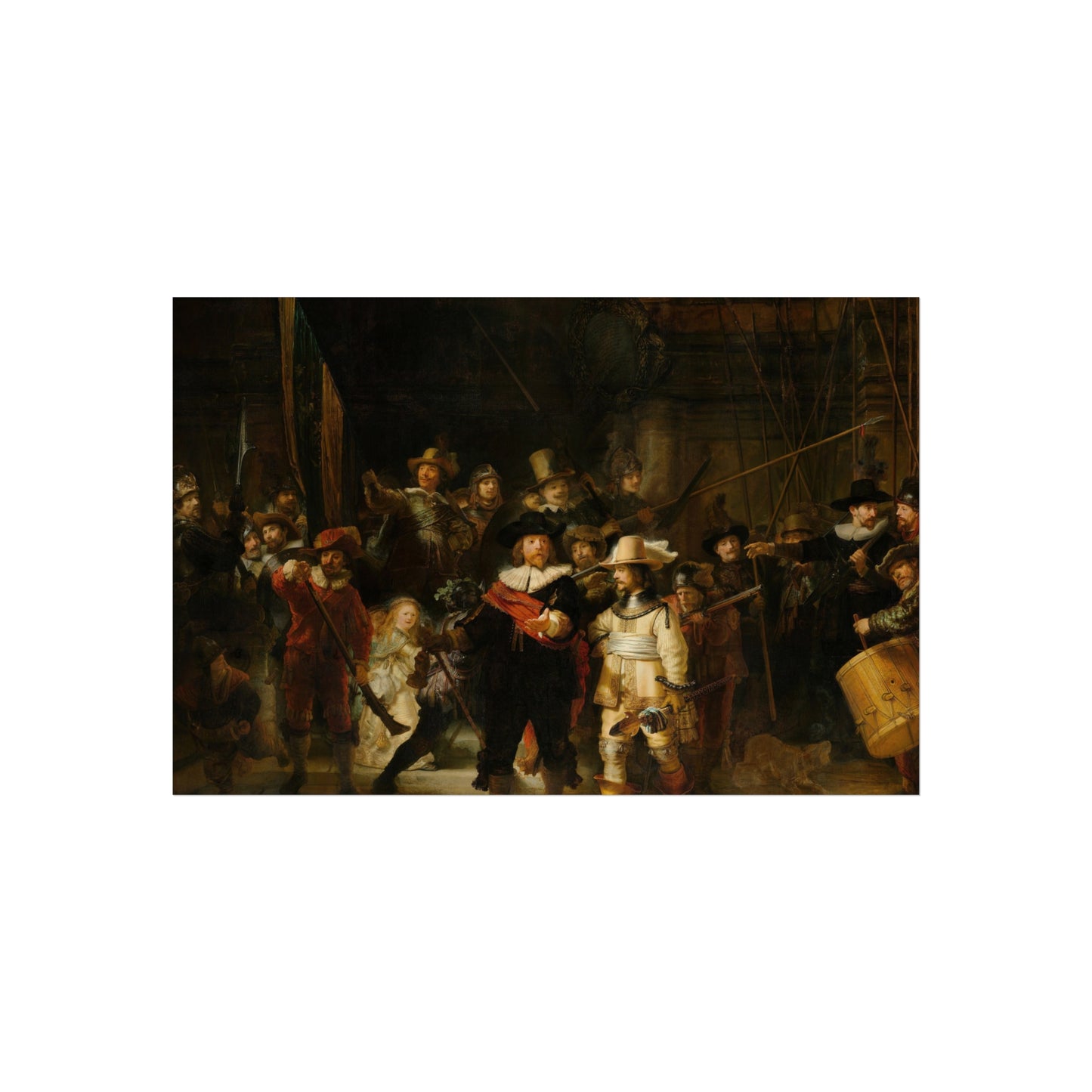 La ronda de noche, por Rembrandt van Rijn | Fine Art Poster
