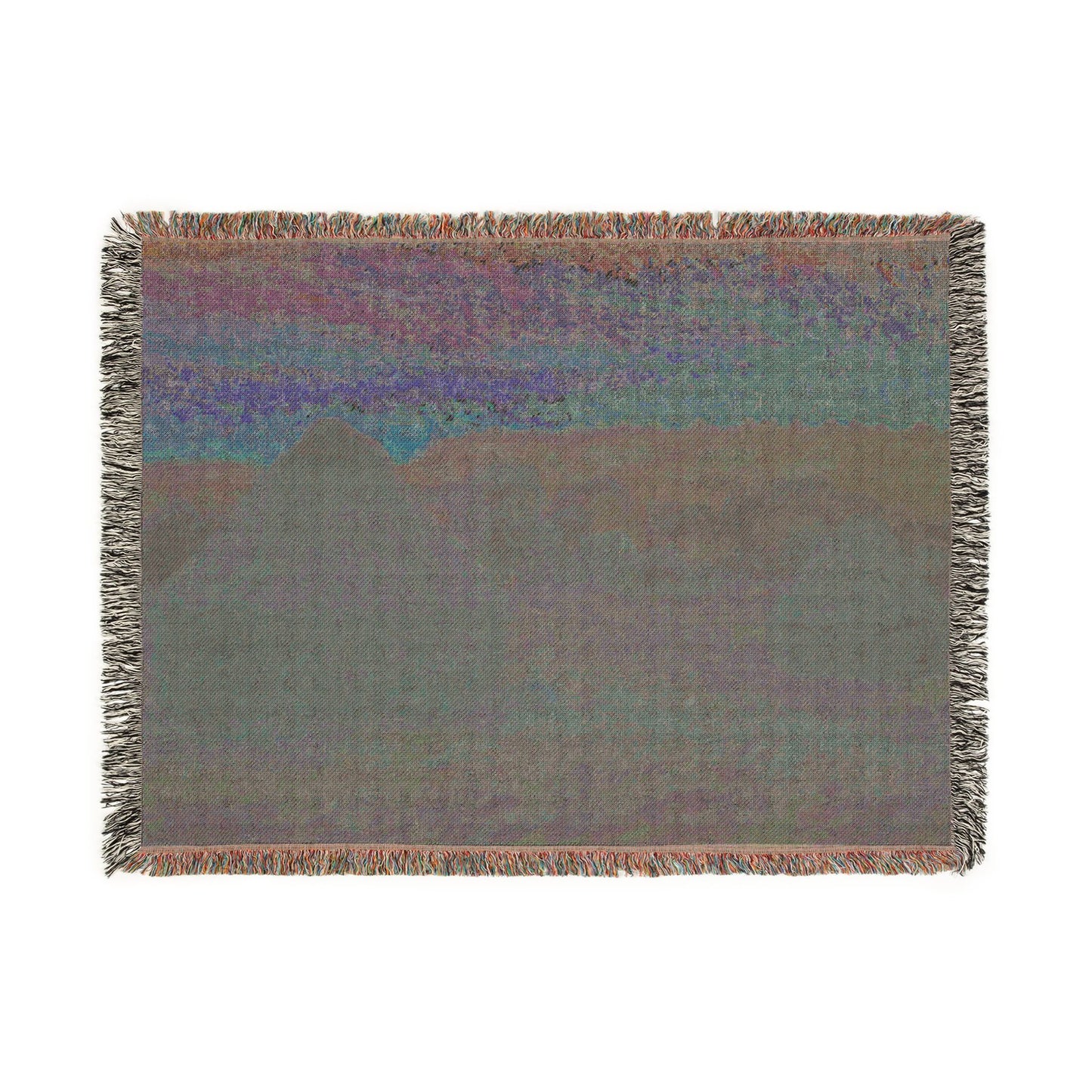 Claude Monet - Stacks of Wheat (End of Day, Autumn) | Woven Tapestry Blanket