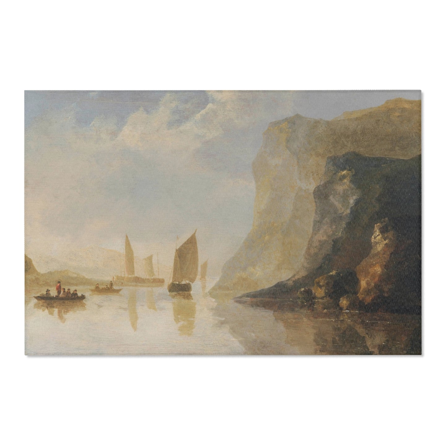 Aelbert Cuyp - View on the Rhine 61 cuyp 6608 | Area Rug