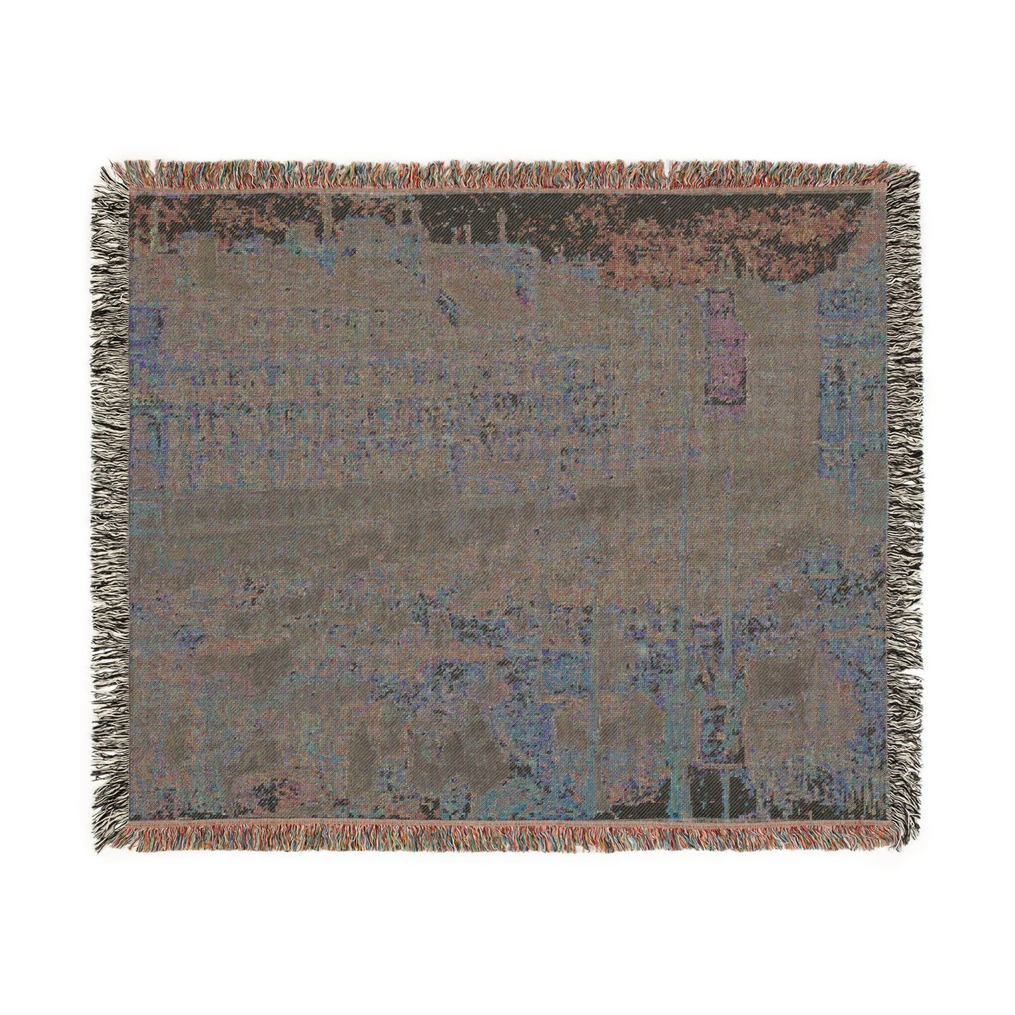 Camille Pissarro - The Place du Havre, Paris | Woven Tapestry Blanket