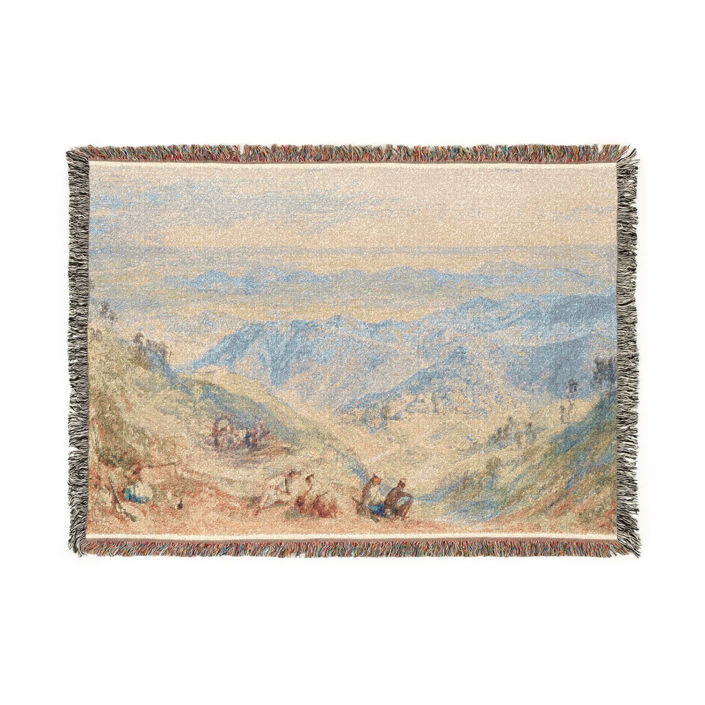 Joseph Mallord William Turner - Mussooree and the Dhoon from Landour | Tapestry Blanket
