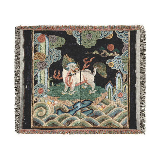 Rank Badge (Buzi) III Tapestry Blanket
