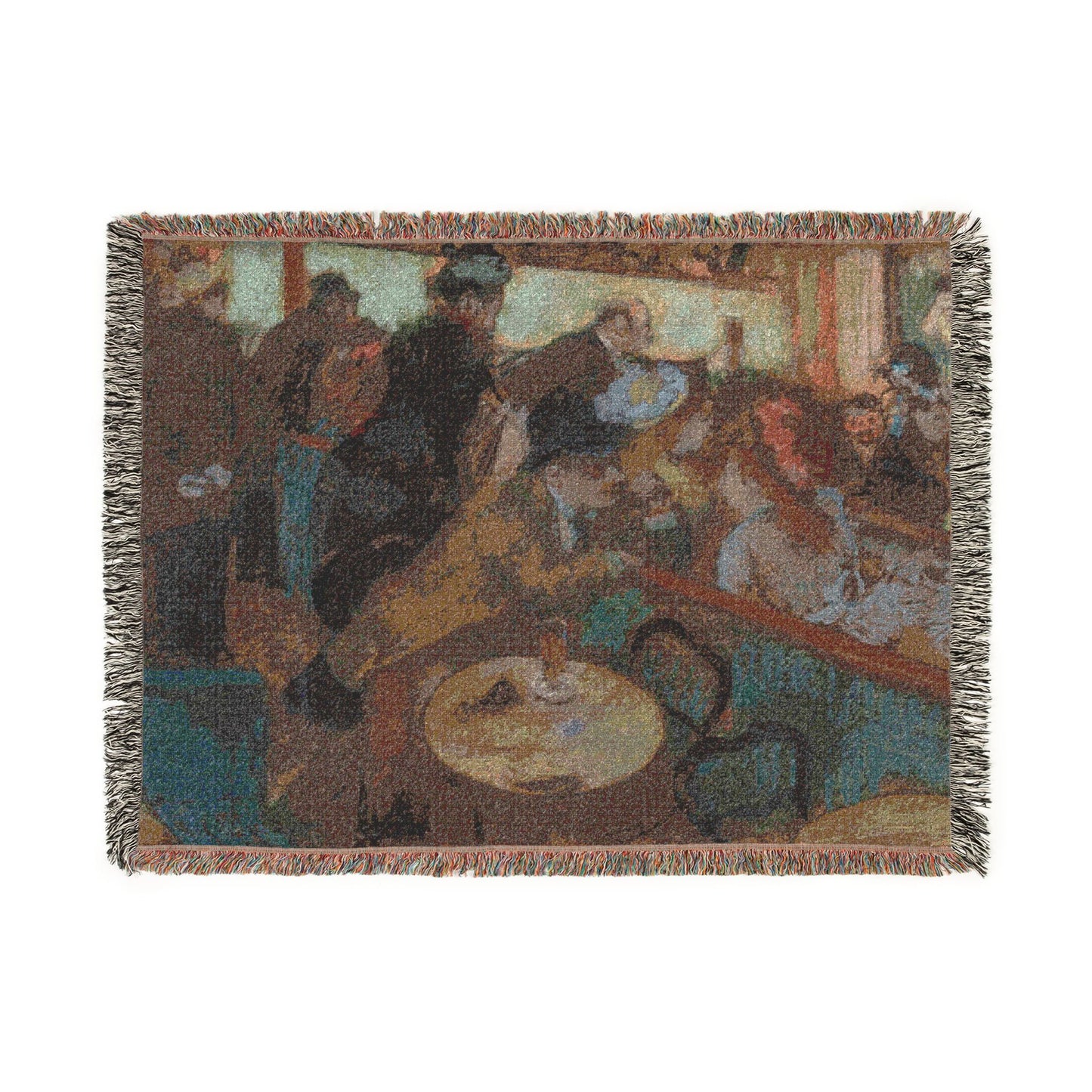 Hilaire Germain Edgar Degas - Café-Concert (The Spectators) | Woven Tapestry Blanket