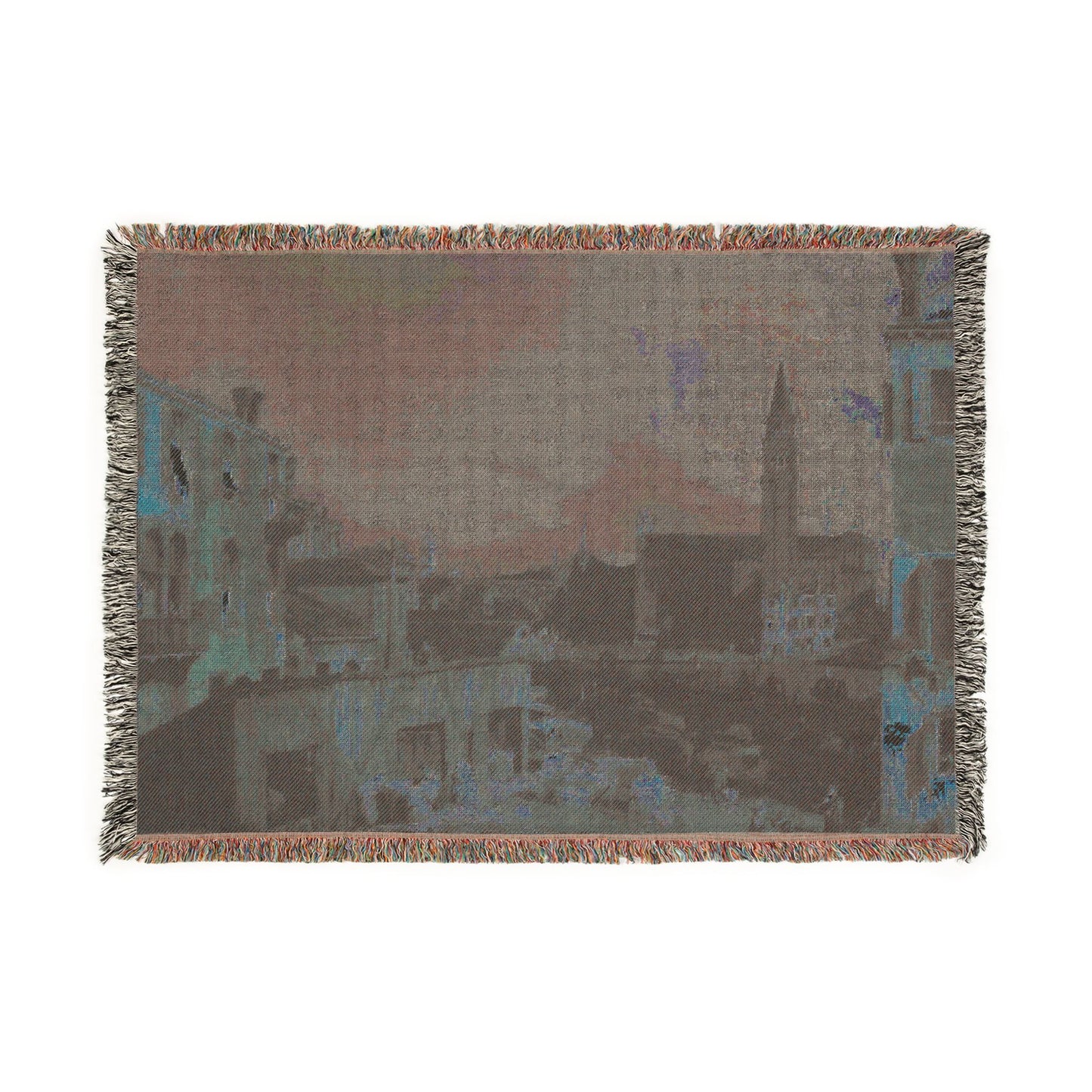 Canaletto - The Stonemason's Yard | Woven Tapestry Blanket