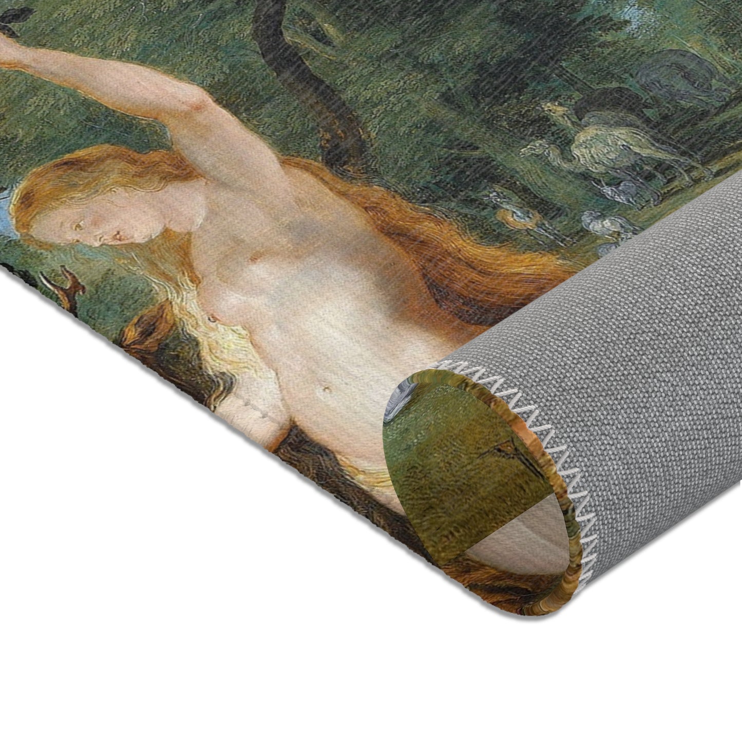 Jan Brueghel de Oude en Peter Paul Rubens - Het aards paradijs met de zondeval van Adam en Eva | Area Rug