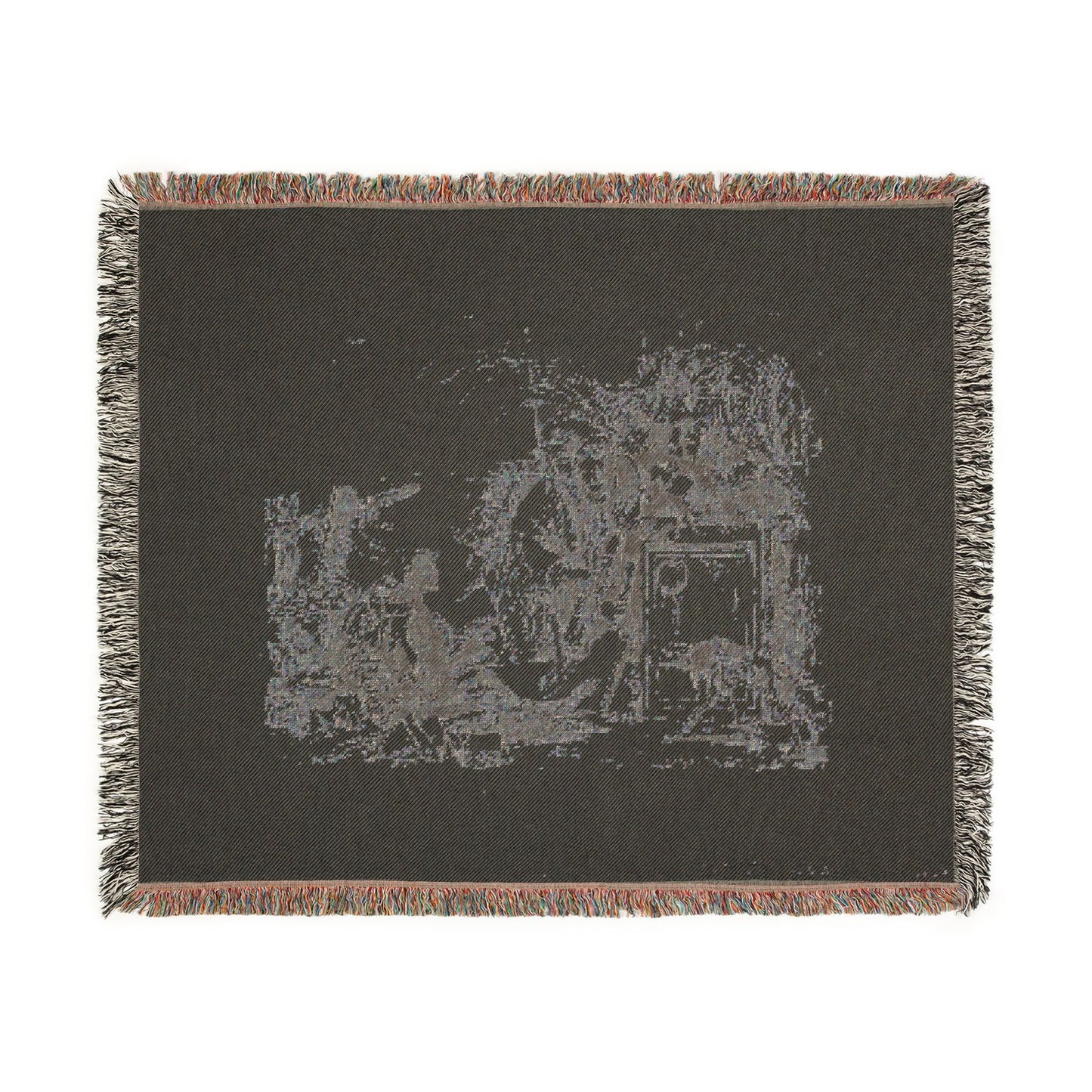 Giovanni Battista Tiepolo - Death Giving Audience, from Capricci | Woven Tapestry Blanket