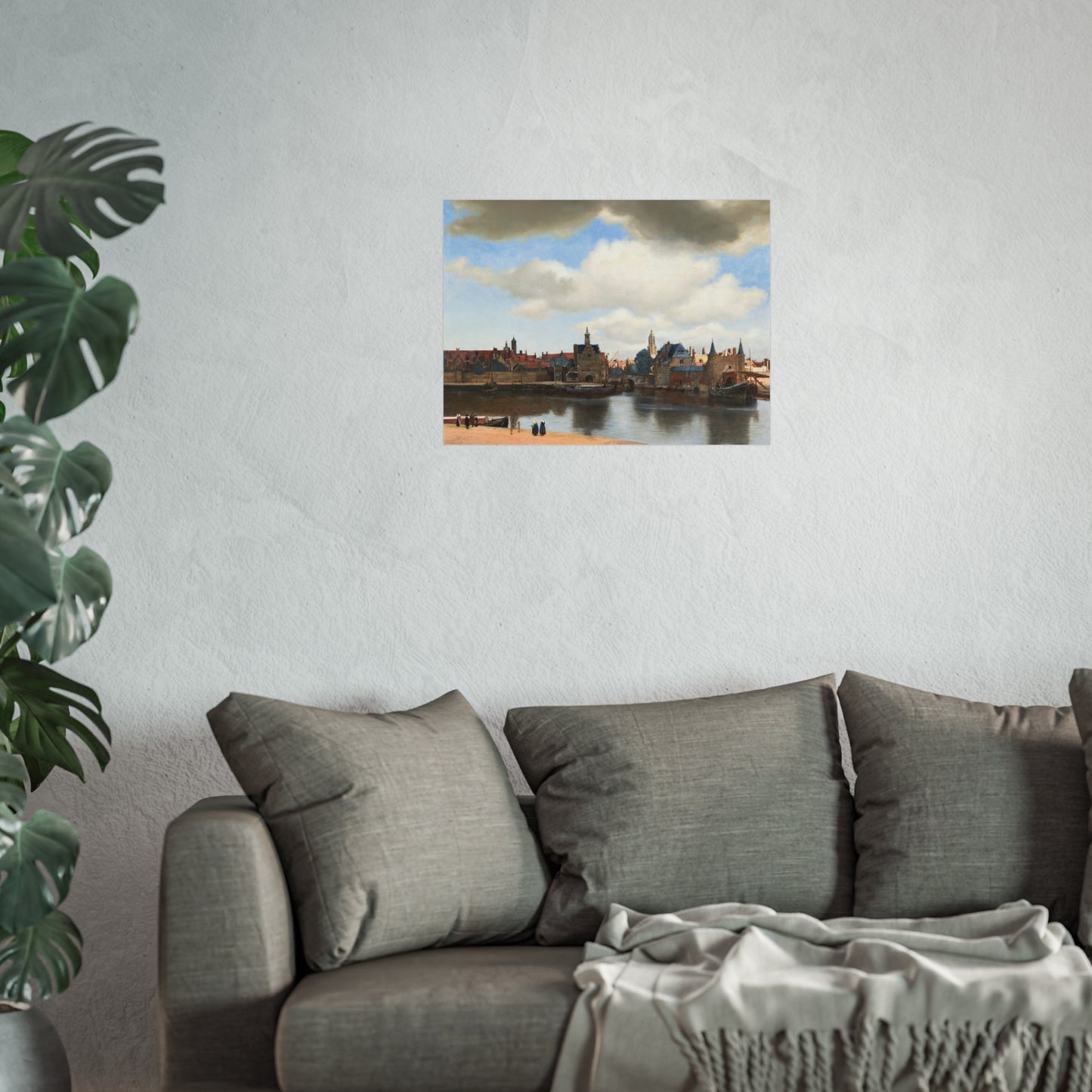 Johannes Vermeer - View of Delft - 92 - Mauritshuis | Fine Art Poster